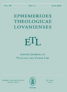 Ephemerides Theologicae Lovanienses
