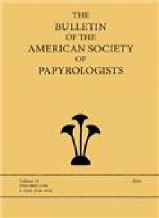 Bulletin Of The American Society Of Papyrologists