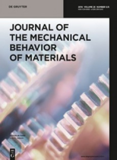 Journal Of The Mechanical Behavior Of Materials