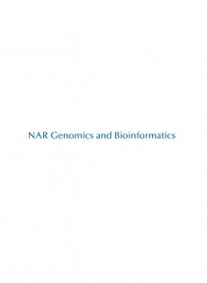 Nar Genomics And Bioinformatics
