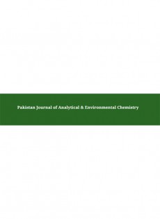 Pakistan Journal Of Analytical & Environmental Chemistry