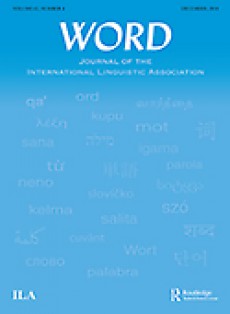 Word-journal Of The International Linguistic Association
